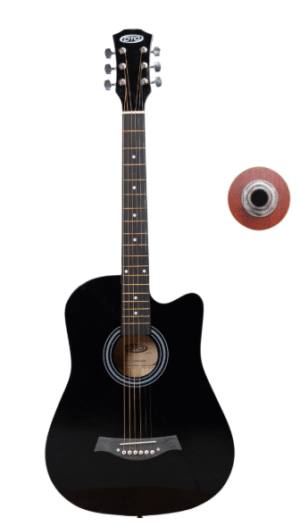 OTO Semi Acoustic Guitar OM238CG, 38″ Black